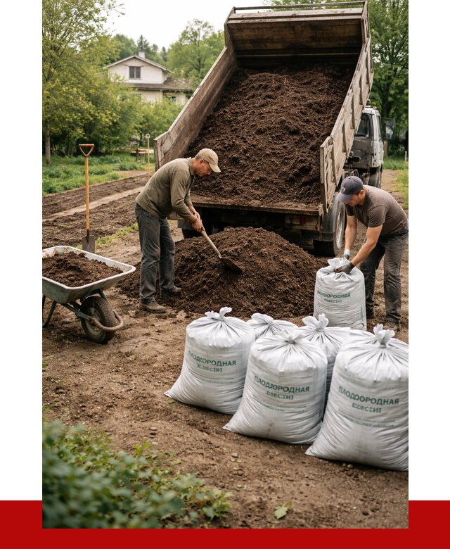 Плодородная смесь в Большой Камне от 4259 р./куб с доставкой | ПРОНЕРУДБль