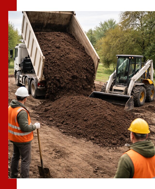 Плодородная смесь для улучшения почвы и восстановления в Большой Камне