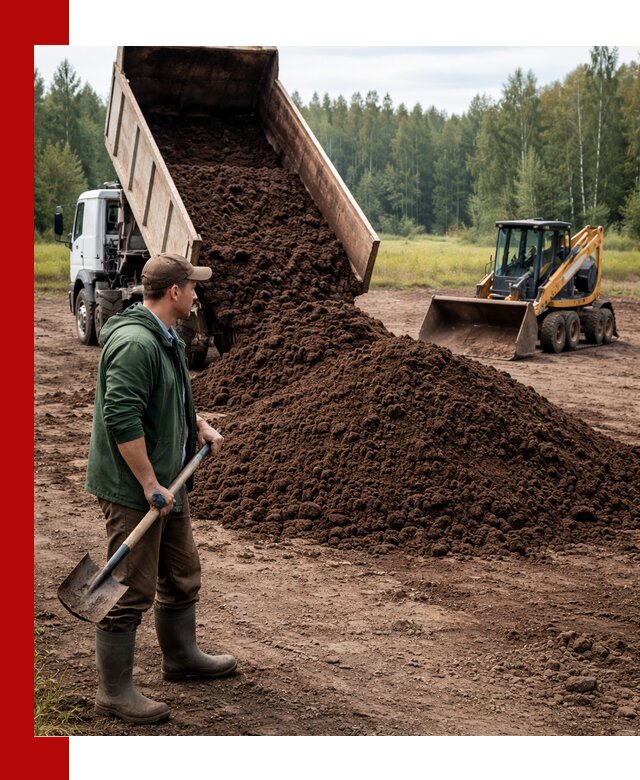 Купить верховой торф с доставкой в Большой Камне для садоводства и растений