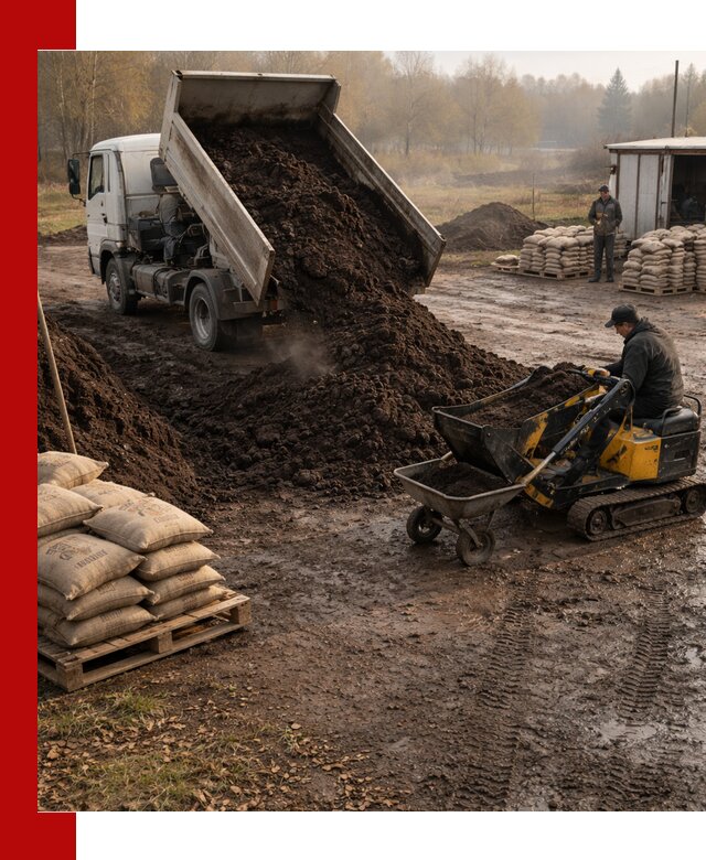 Кислый торф в доставке по выгодным ценам в Большой Камне