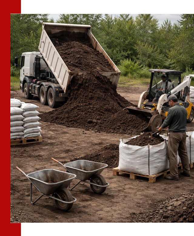 Доставка и продажа торфогрунта в Большой Камне оптом и в розницу