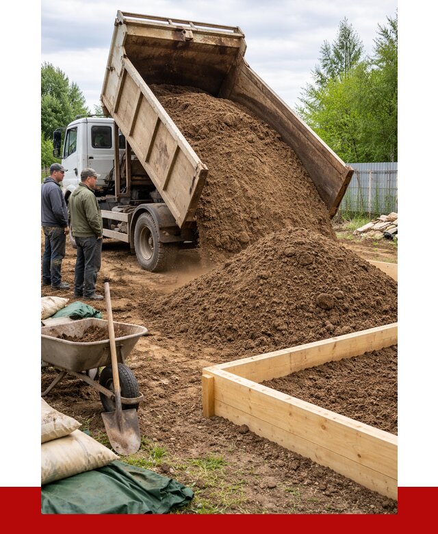 Торфо песчаная смесь в Большой Камне с доставкой от 1876 р. | ПРОНЕРУДБль