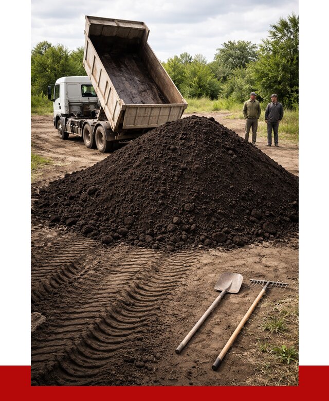 Купить чернозем навалом в Большой Камне от 1217 р. за куб | ПРОНЕРУДБль