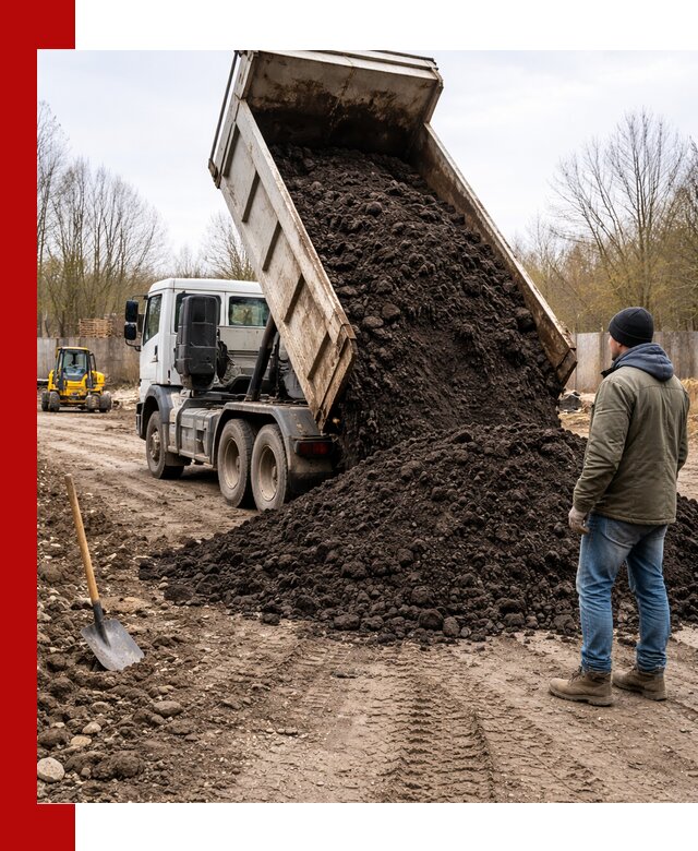 Доставка чернозема навалом в Большой Камне быстро и выгодно
