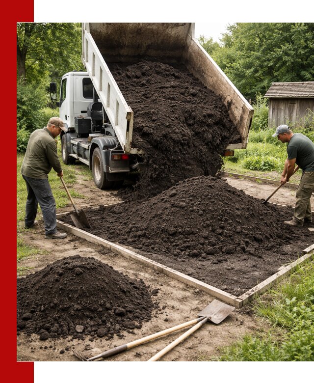 Купить чистый чернозем для огорода с доставкой в Большой Камне