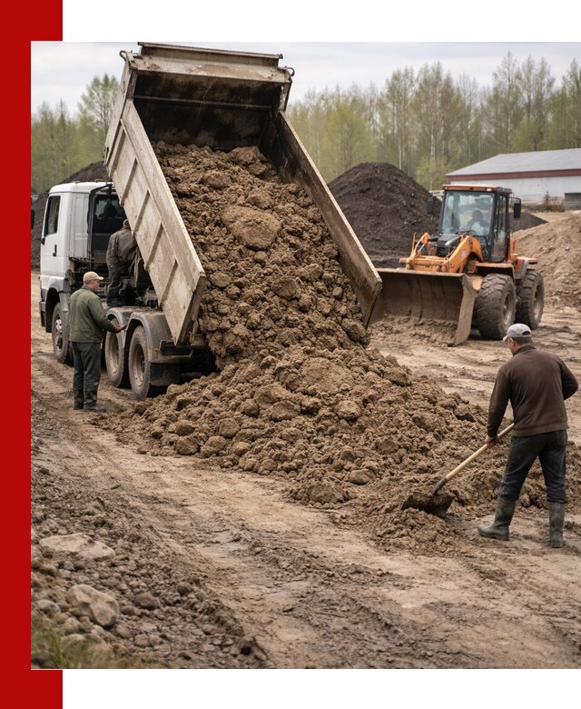 Доставка глин и суглинков в Большой Камне оптом и вкрай