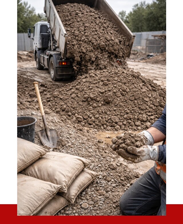 Купить глина для засыпки в Большой Камне от 1217 р. за куб | ПРОНЕРУДБль