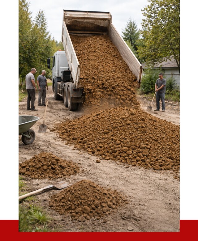 Купить суглинок с доставкой в Большой Камне от 2535 р. за куб | ПРОНЕРУДБль