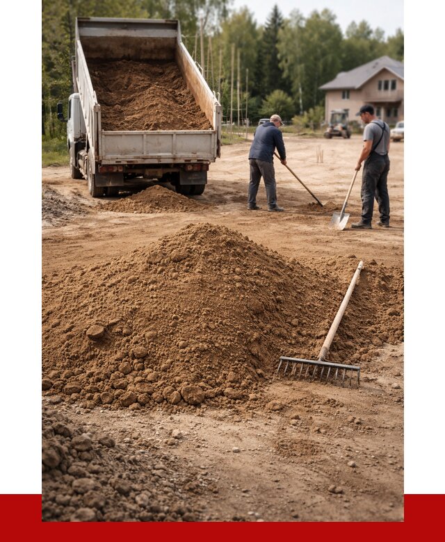 Суглинок для планировки в Большой Камне с доставкой от 4259 р. | ПРОНЕРУДБль