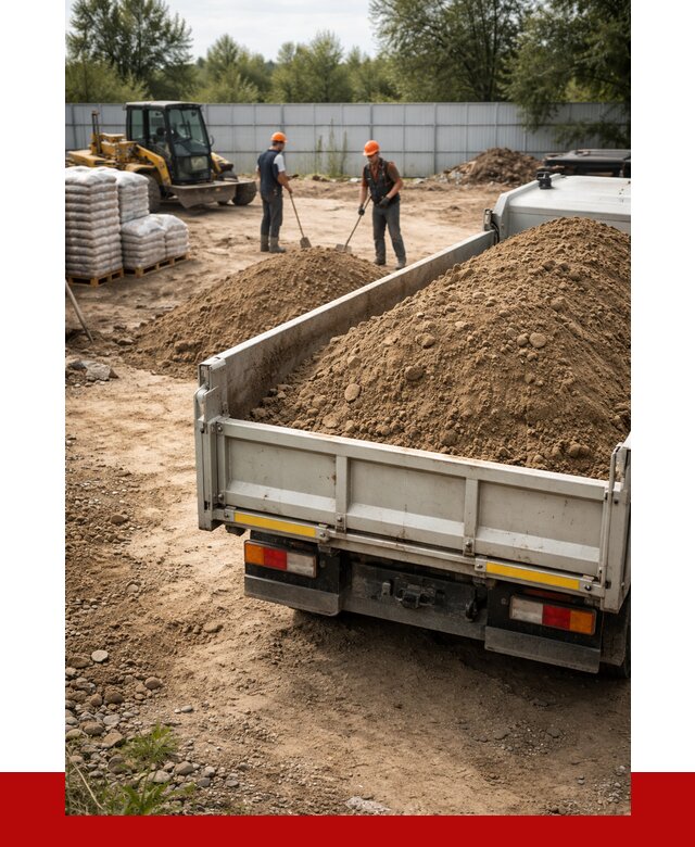 Супесь с доставкой в Большой Камне от 2485 р. за куб | ПРОНЕРУДБль