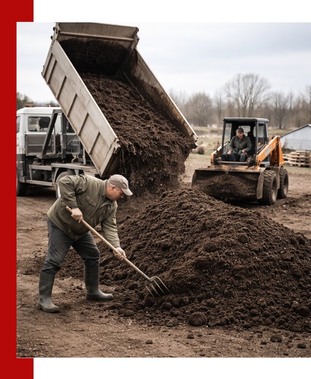 Доставка и продажа перегноя в Большой Камне быстро и дешево