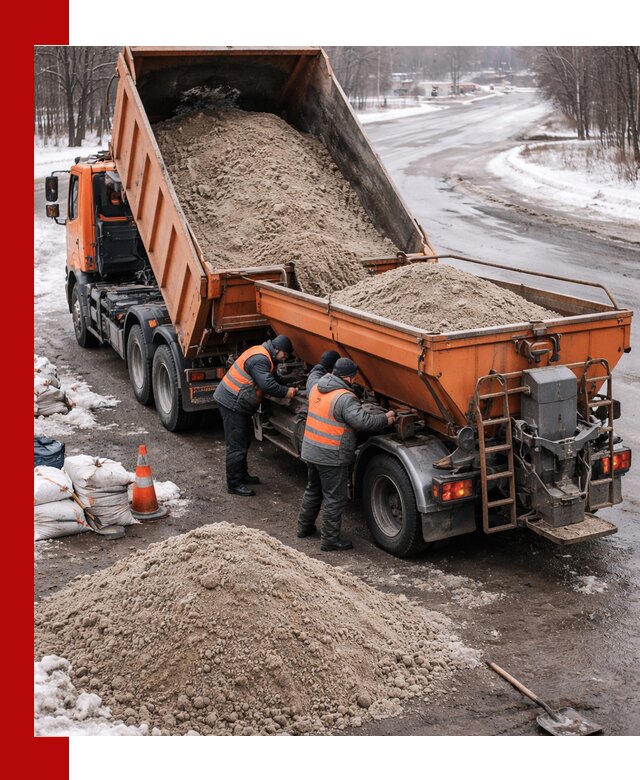Поставка и вывоз пескосоля в Большой Камне оптом и в розницу