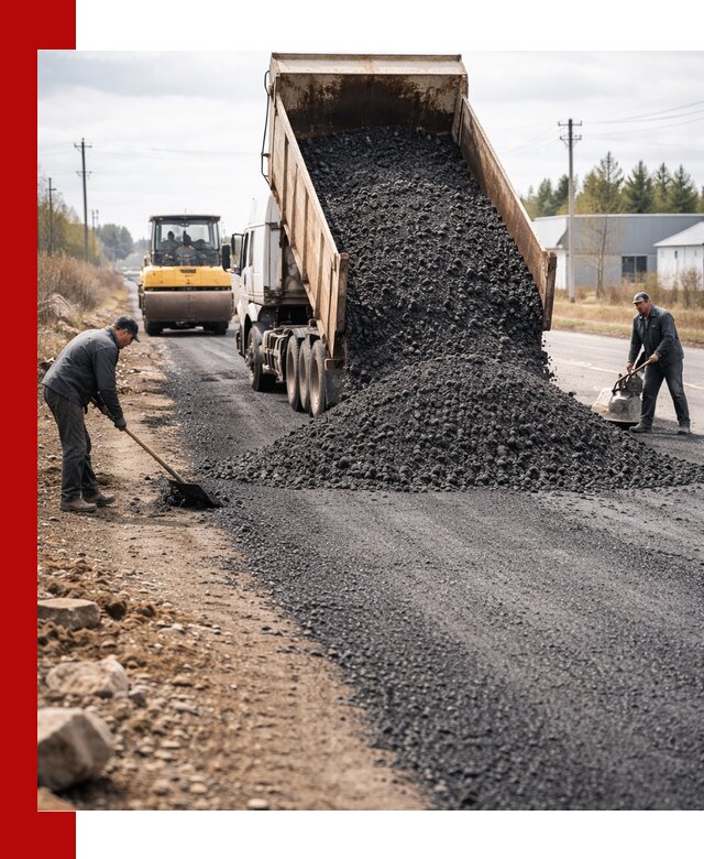 Асфальтовая крошка для дорог в Большой Камне — поставка и доставка