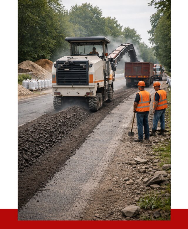 Фрезерованный асфальт в Большой Камне от 2231 р./куб. | ПРОНЕРУДБль