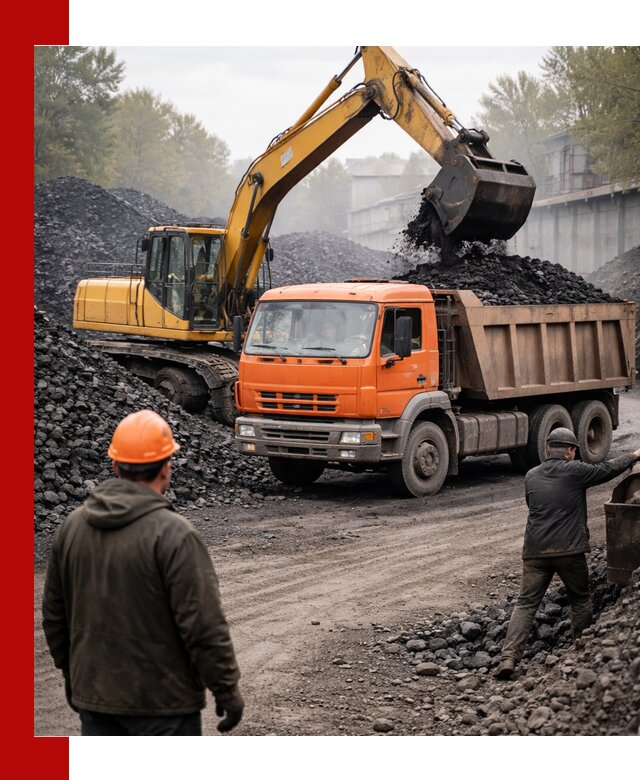 Доставка угля автотранспортом в Большой Камне быстро и выгодно