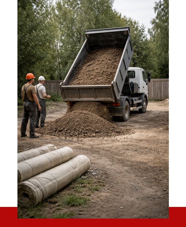 Доставка сыпучих материалов самосвалом в Большую Камень от 4259 р. | ПРОНЕРУДБль