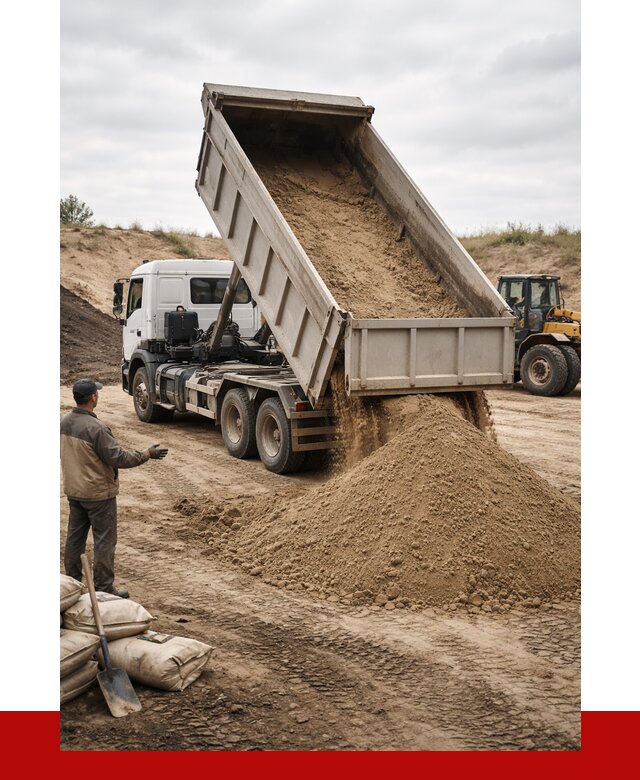 Доставка самосвалом 20 кубов в Большой Камне от 7606 р. | ПРОНЕРУДБль