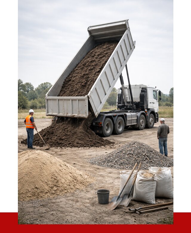 Доставка самосвалом 30 кубов в Большой Камне от 8620 р. | ПРОНЕРУДБль