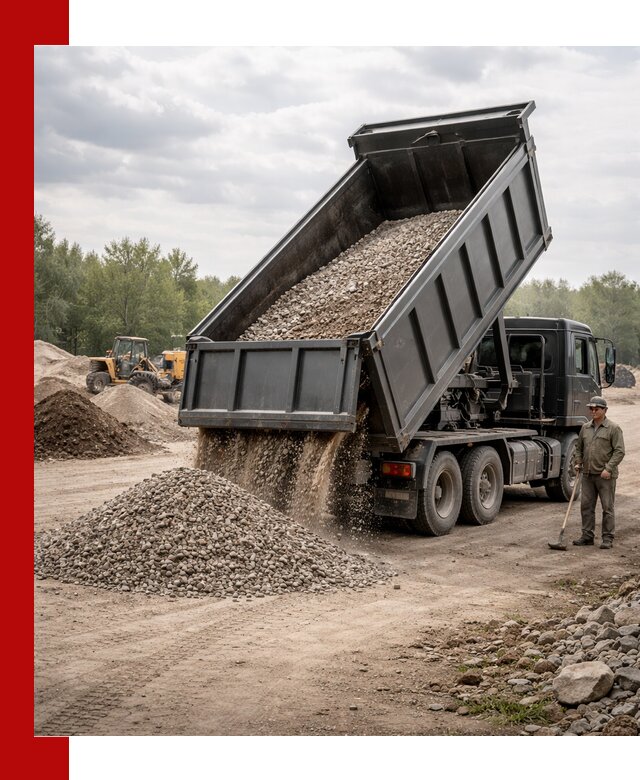 Доставка самосвалом 30 м3 по выгодным ценам в Большой Камне