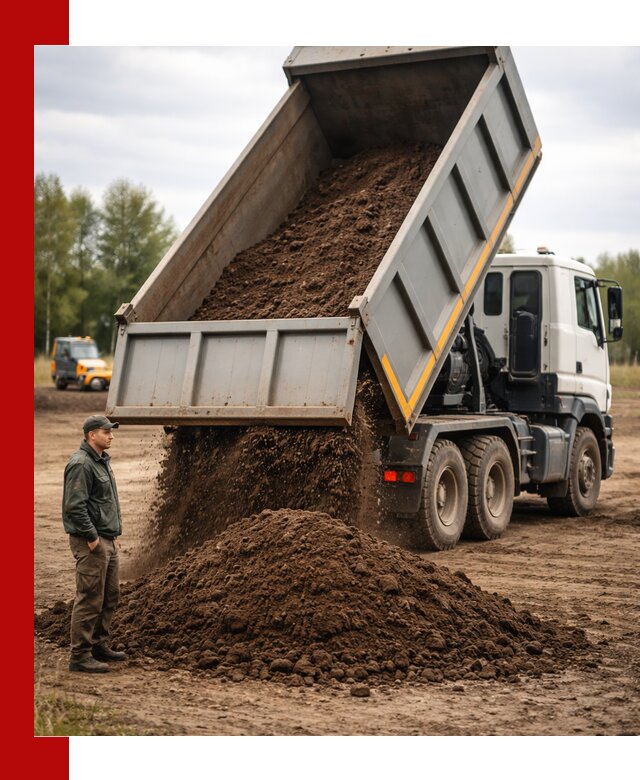 Аренда самосвала с водителем в Большой Камне для сыпучих грузов и навоза