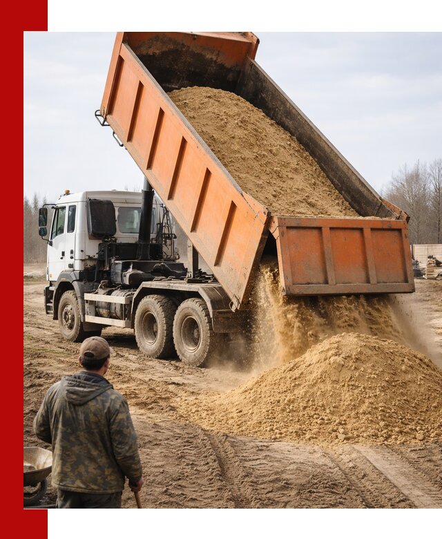 Аренда самосвала 20 тонн для перевозки грузов в Большой Камне