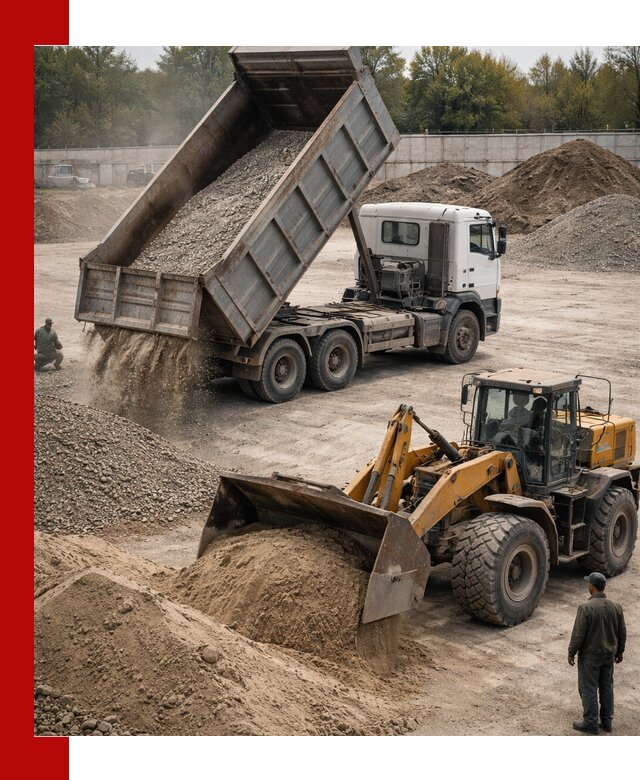 Перевозка сыпучих грузов самосвалами и бортовыми в Большой Камне