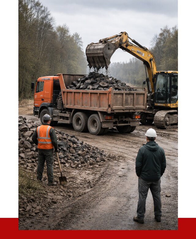 Вывоз асфальта в Большой Камне от 4563 р. самосвалом ПРОНЕРУДБль