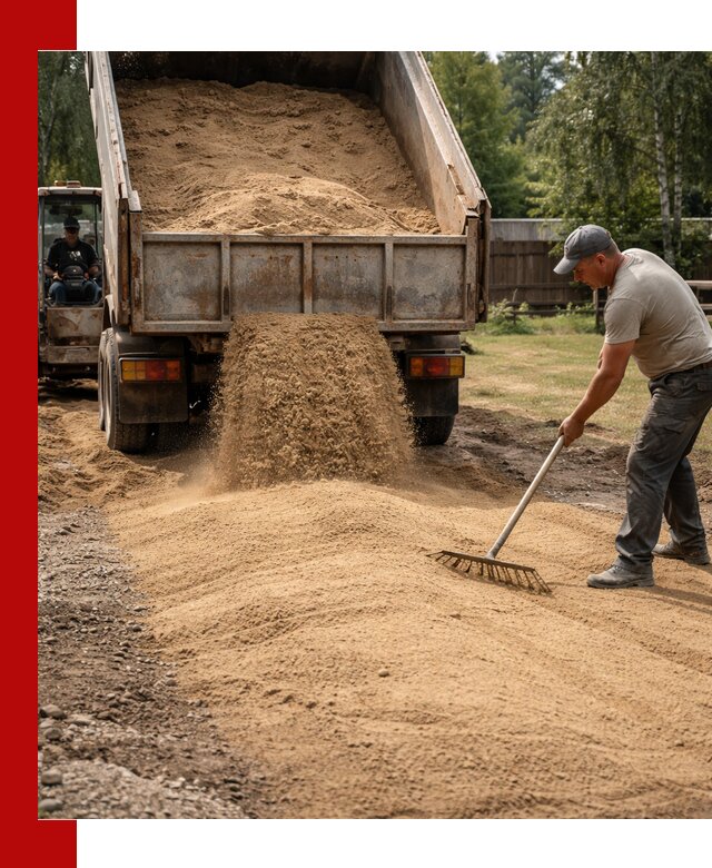 Отсыпка участка песком в Большой Камне быстро и качественно