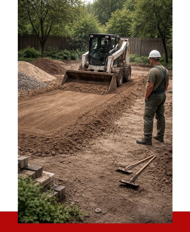Выравнивание участка под ключ в Большой Камне от 3549 р. | ПРОНЕРУДБль